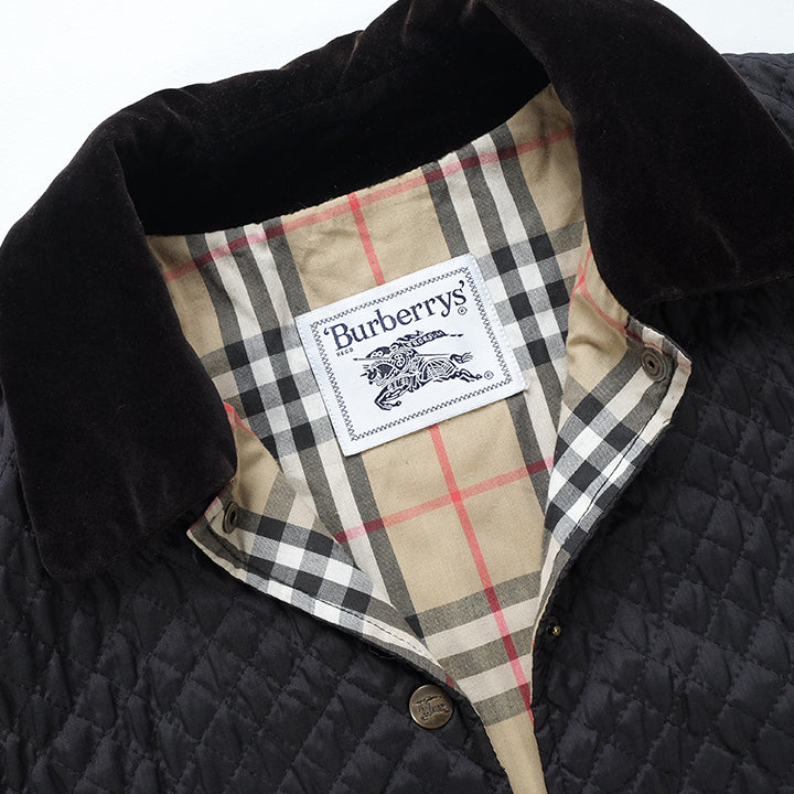 Vintage Burberrys WOMENS Nova Check Lined Quilted Jacket - L