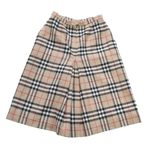 Vintage Rare Burberrys WOMENS Wool Nova Check Skirt Made In England - M