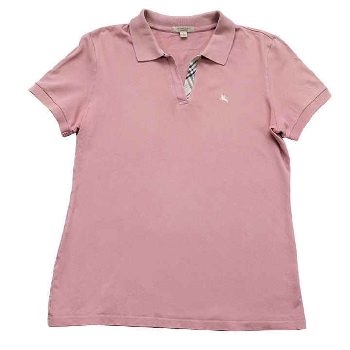 Vintage Burberry Pink Burberry Polo Shirt Vintage Burberry WOMENS