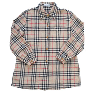 Vintage Burberrys Classic Wool Nova Check Button Up Shirt - S