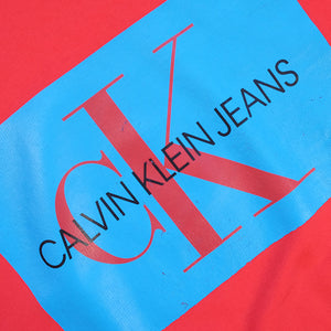 Vintage Calvin Klein Big Logo Spell Out Crewneck - M