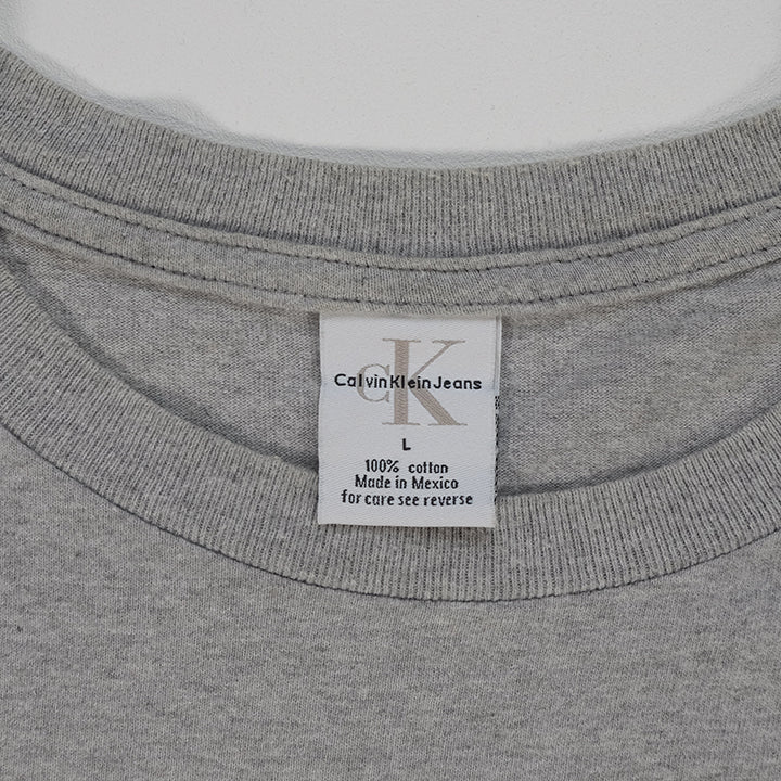 Vintage Store T-Shirt Klein – L/XL - Calvin Steep Classic Logo