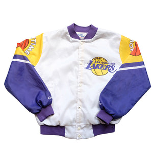 Vintage RARE Chalk Line Los Angeles Lakers Big Graphic Jacket - S/M