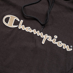 Vintage Champion Embroidered Spell Out Hoodie - XL