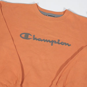 Vintage Champion Embroidered Spell Out Crewneck - M