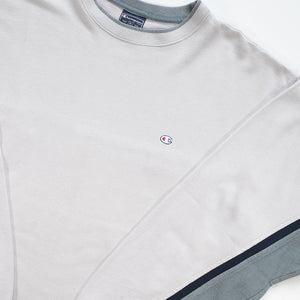 Vintage Champion Embroidered Logo Crewneck - XL