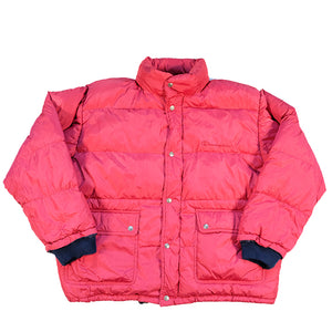 Vintage Champion WOMENS Embroidered Spell Out Puffy Down Jacket XL Steep Store