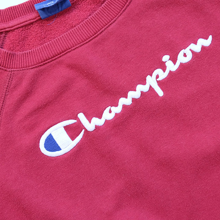 Vintage ChampionEmbroidered Spell Out Crewneck - XS