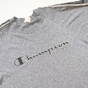Vintage Champion USA Spell Out Tape T-Shirt - S