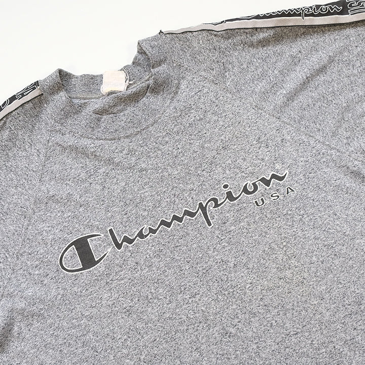 Vintage Champion USA Spell Out Tape T Shirt S