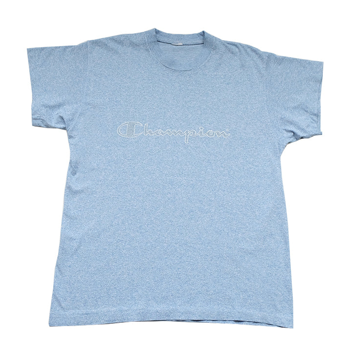 Vintage Champion Spell Out Single Stitch T-Shirt - L