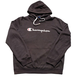 Vintage Champion Spell Out Hoodie - L