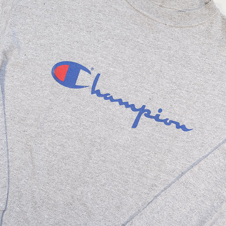 Vintage Champion Spell Out Pullover - M
