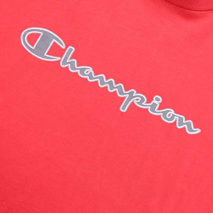 Vintage Champion Spell Out T-Shirt - XS