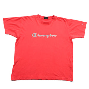 Vintage Champion Spell Out T-Shirt - XS