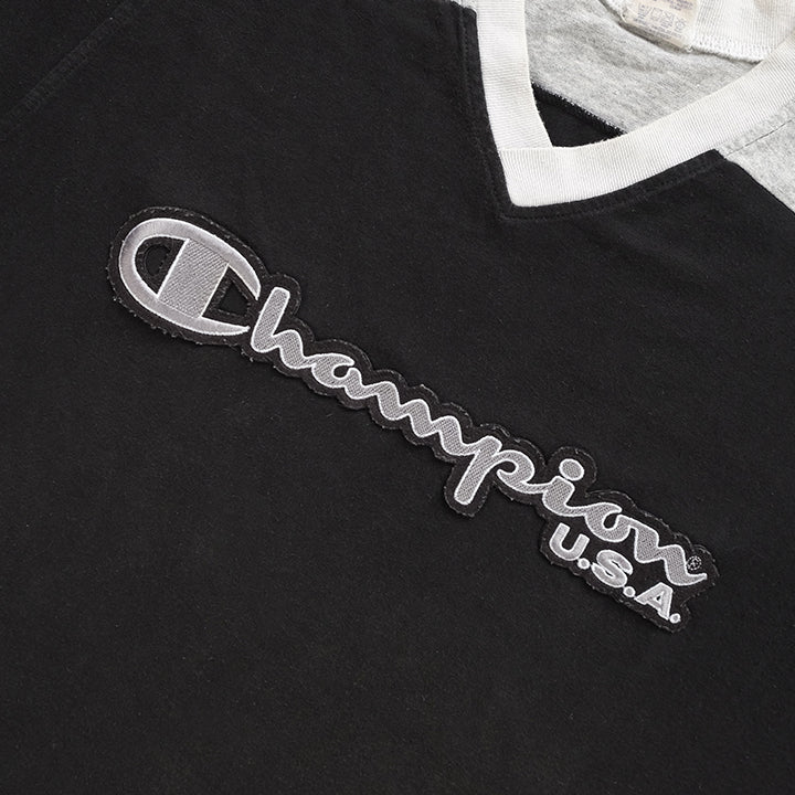 Vintage Champion Spell Out Long Sleeve - L