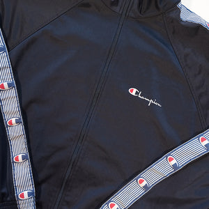 Vintage Champion Tape Logo Track Jacket - L