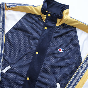 Vintage Champion Tape Spell Out Track Jacket - L