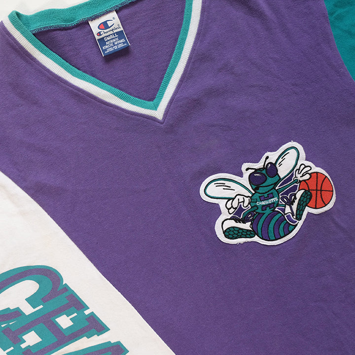 Vintage Charlotte Hornets Big Logo Warm Up Top - M/L
