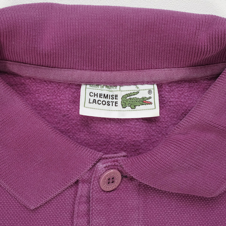 Vintage Chemise Lacoste Logo Made In France Sweater L