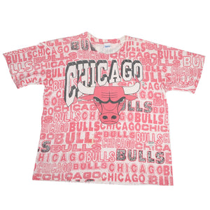 Vintage Chicago Bulls Salem All Over Print AOP T-Shirt - M/L