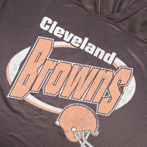 Vintage Cleveland Browns Big Logo Jersey Top Made In USA - XL