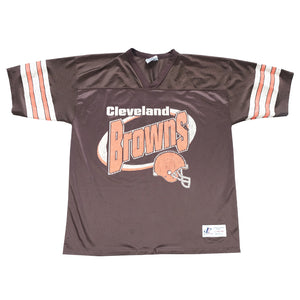Vintage Cleveland Browns Big Logo Jersey Top Made In USA - XL