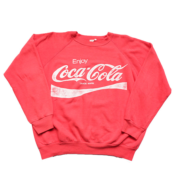 Vintage Coca-Cola Spell Out Crewneck - M