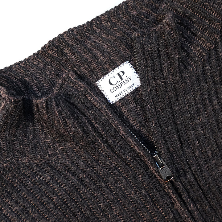 Vintage CP Company Made In Italy Knit Zip Up - S/M