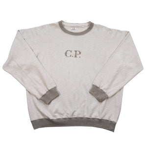 Vintage RARE 80s CP Company Spell Out Crewneck - L