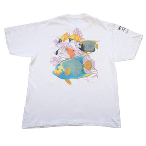Vintage 1992 Norwegian Cruise Fish Graphic T-Shirt - L