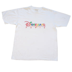 Vintage Disneyland Paris Embroidered T-Shirt - M