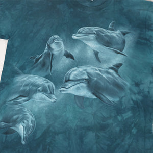 Vintage Dolphins Graphic T-Shirt - L
