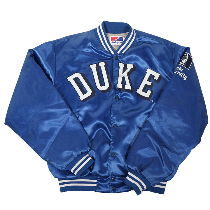Vintage University Of Duke Satin Bomber Jacket Made In USA - L