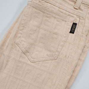 Vintage RARE Fendi WOMENS All Over Monogram Pants - AU 8-10