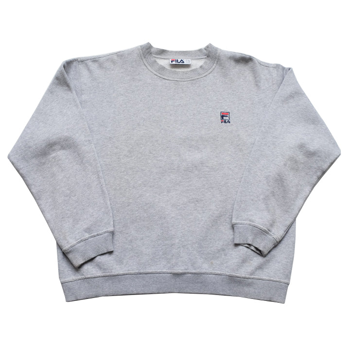 Vintage Fila Embroidered Logo Crewneck - XL