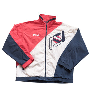 Vintage OG Fila Embroidered Logo Jacket - XL