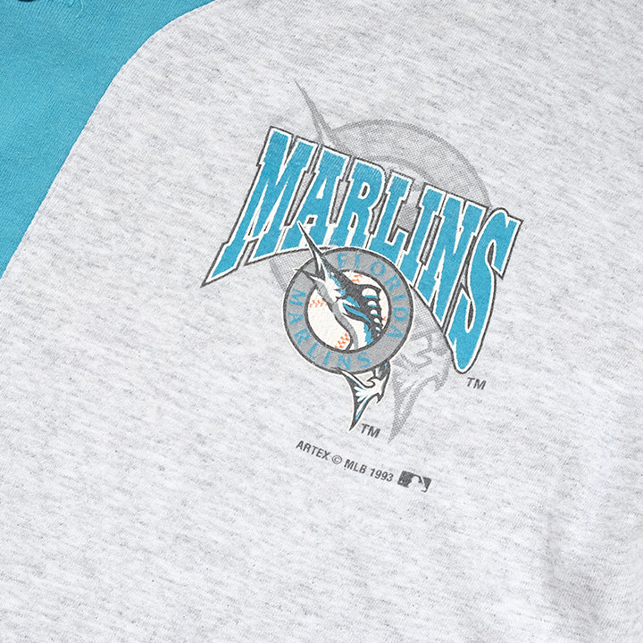 Vintage 1993 Florida Marlins Big Graphic Made In USA Top - L