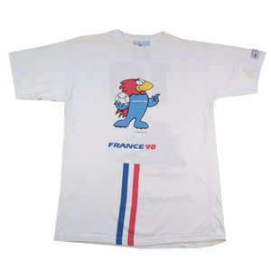 Vintage RARE France 98 Front & Back Graphic T-Shirt - L