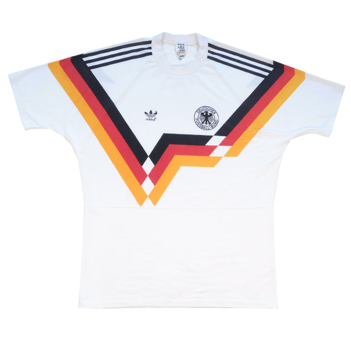 Vintage 1988 Adidas Deutscher Fussball-Bund Made In Germany Jersey  - L