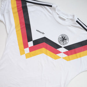 Vintage 1988 Adidas Deutscher Fussball-Bund Jersey T-Shirt - M/L
