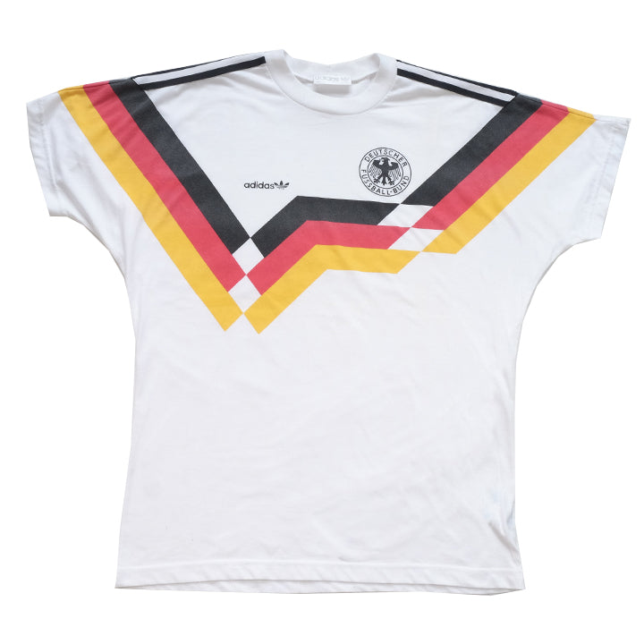 Vintage 1988 Adidas Deutscher Fussball-Bund Jersey T-Shirt - M/L