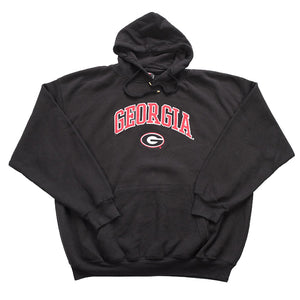 Vintage Georgia Bulldogs Embroidered Hooded Sweatshirts - XL