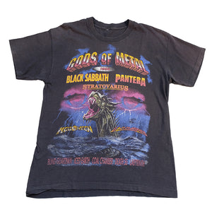 Vintage RARE 1998 Gods Of Metal Black Sabbath & Pantera Single Stitch Tour T-Shirt - L