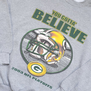 Vintage Green Bay Packers Big Graphic Crewneck - XL