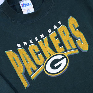 Vintage Green Bay Packers Spell Out Crewneck - M
