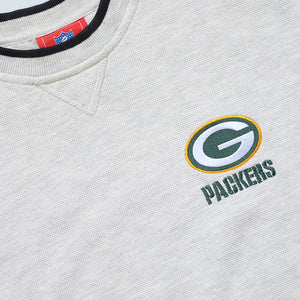 Vintage Green Bay Packers Embroidered Crewneck - M