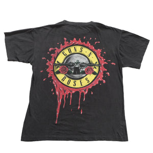 Vintage 90s Guns N Roses Front & Back Graphic Single Stitch T-Shirt - L