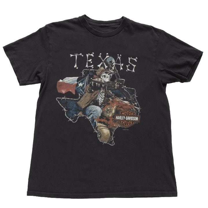 Vintage Harley Davidson Texas Graphic T-Shirt - S
