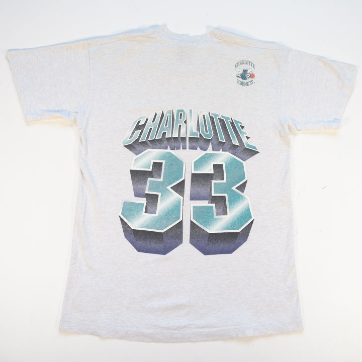 Vintage Charlotte Hornets Front & Back Graphic T-Shirt - M/L